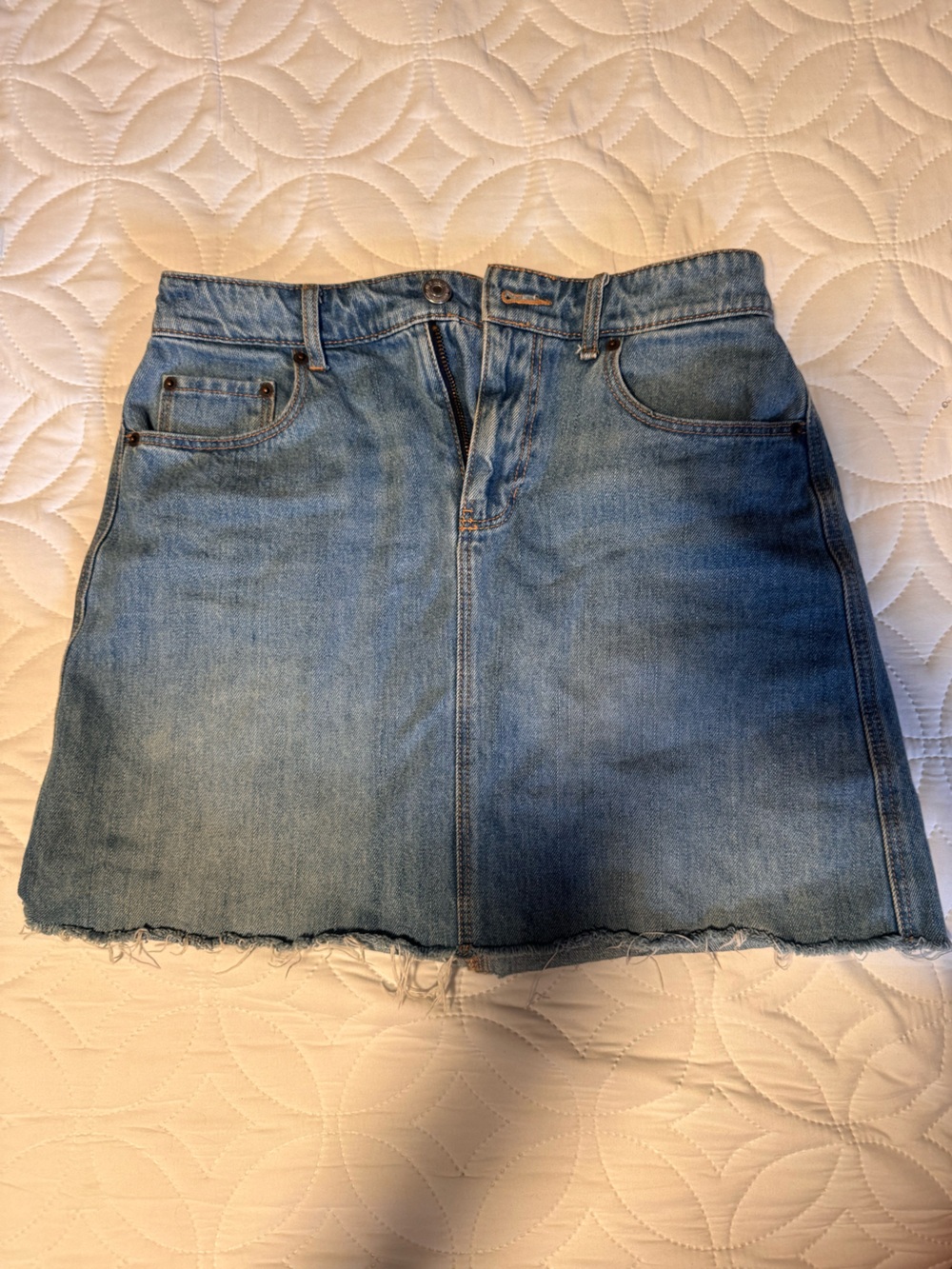 Old Navy Light Blue Denim Mini Skirt